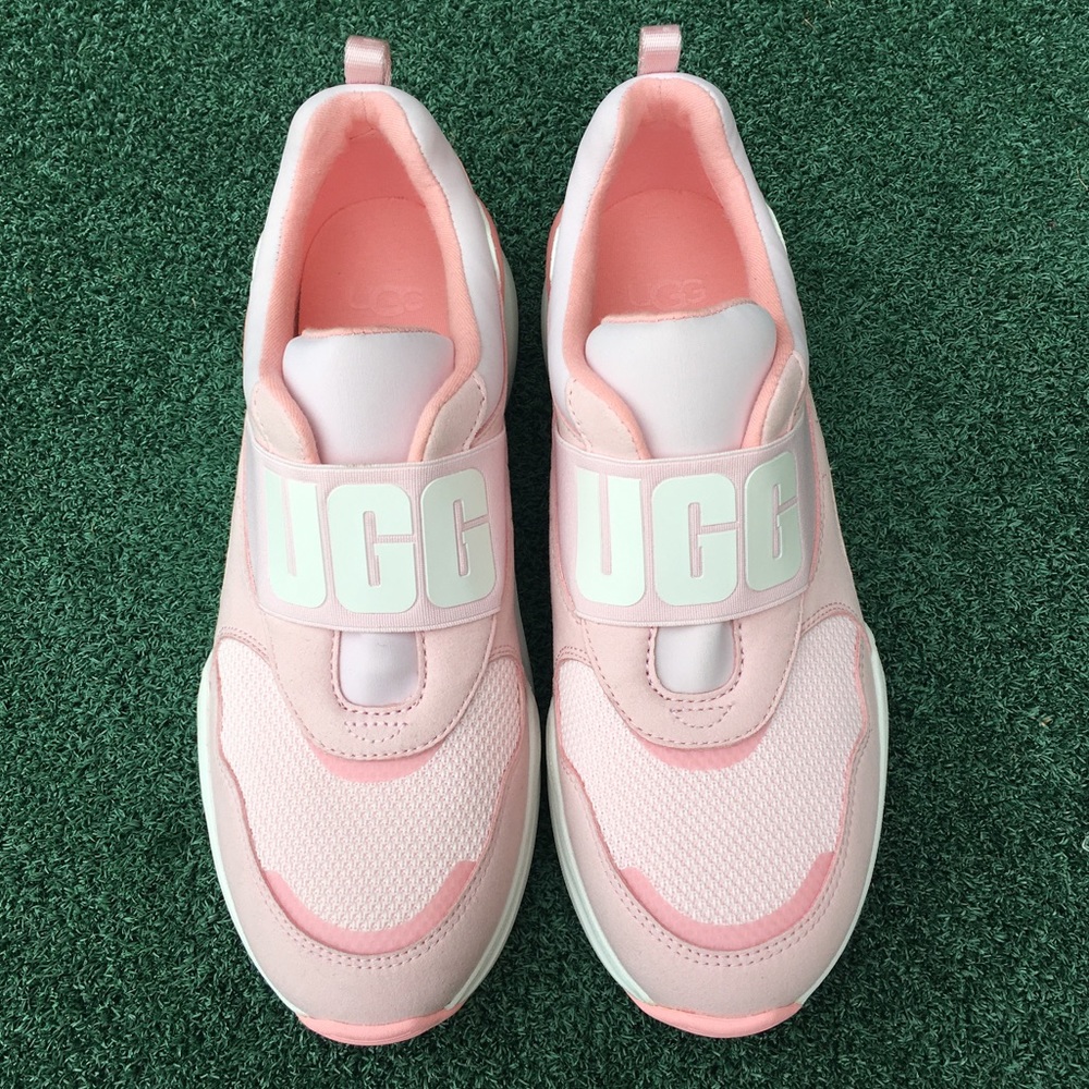 NWT Ugg La Flex Sneaker Posie Pink White 7